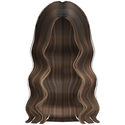 Baddie Long Wavy Hair [Brown w/ Highlights]