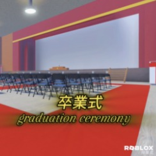 Japanese Graduation Ceremony official Roblox game thumbnail