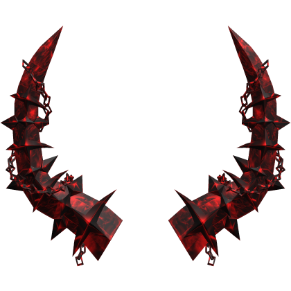 Red Chain Horns Roblox item