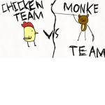 friends and chicken fat monkeys