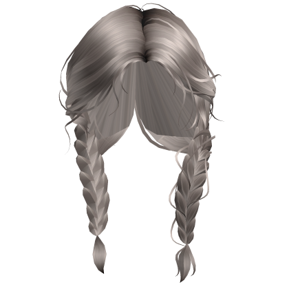 Cute Ash Messy Braids