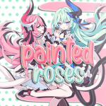 Painted roses