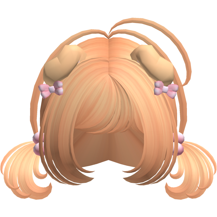 ♡ Cute ginger pigtails w/ puppy ears