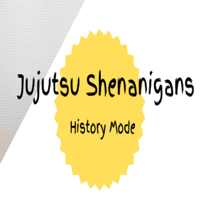 Jujutsu Shenanigans History mode Logo Roblox decal