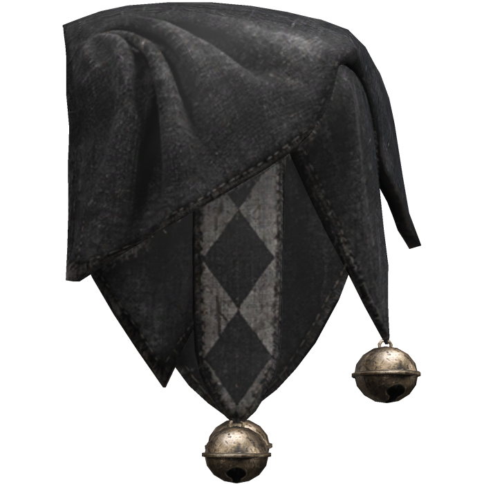 LEFT Black Jester Shoulder Scarf