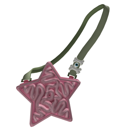 Pink Brain Zombie Star Cute Bag 