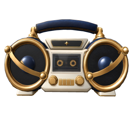 Blue and Gold Boombox
