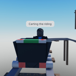 Cart ride for admin!