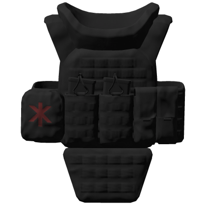 Black Heavy Ballistic vest