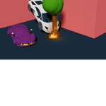 Official Driving Simulator Purple and Yellow Group