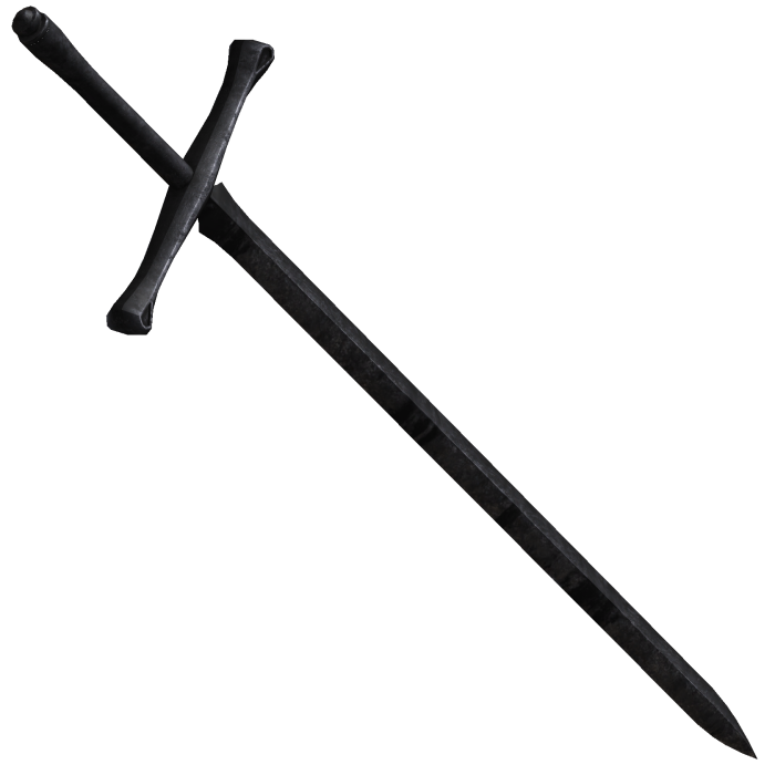Medieval Dark Sword of the Fallen Knight Waist
