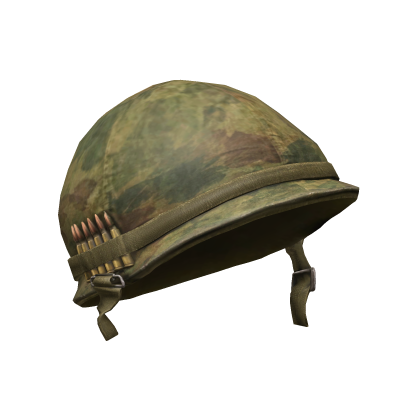 Battleworn Camo Military Helmet (Side)
