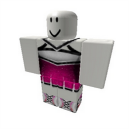 Girls Pink Cheerleading Outfit Roblox decal