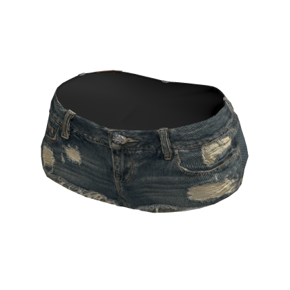 Ripped Denim Jeans Shorts thumbnail