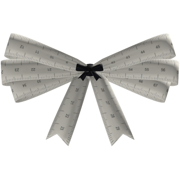 🎀 Dainty Measuring Tape Bow 🎀