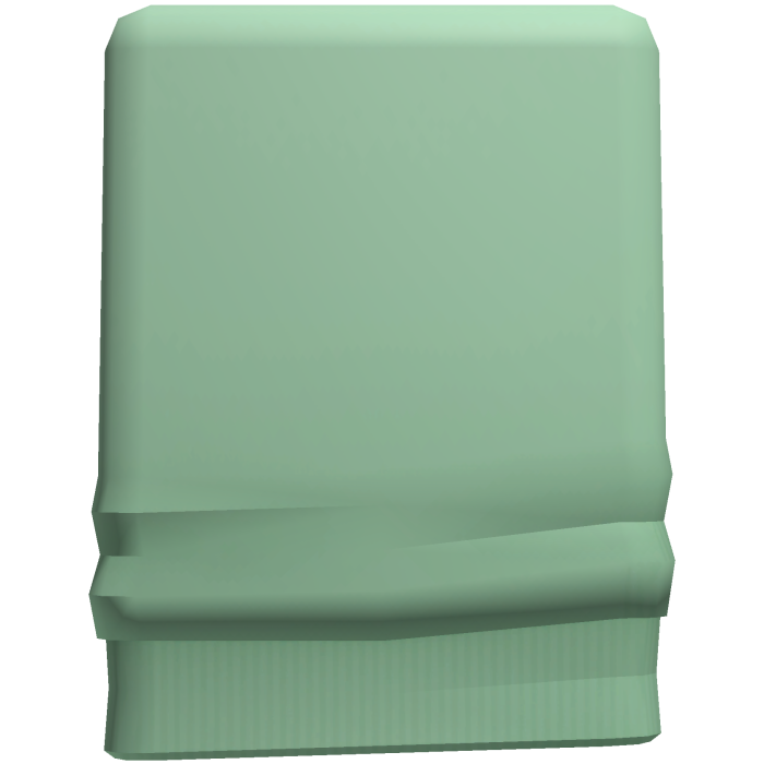 Long Pastel Green Hoodie Sleeve | Left