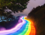 rainbow road ; color changing