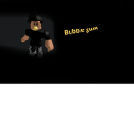Bubble gum square