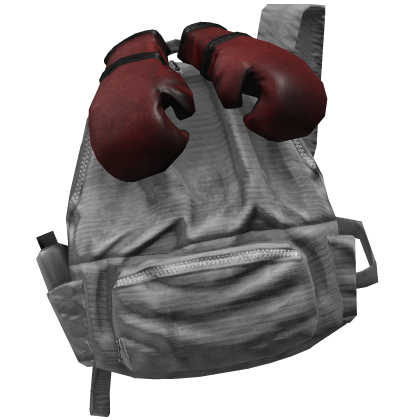 White Boxing Glove Grunge Backpack 1.0
