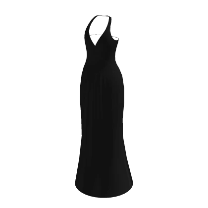 ♡ Glamourous Sleeveless Silk Black Dress | Roblox Item