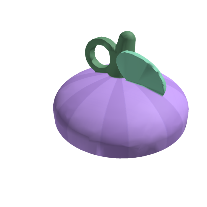Lavender Pumpkin Stem Hat