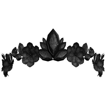 Secret Floral Fairy Tiara - Black Roblox item