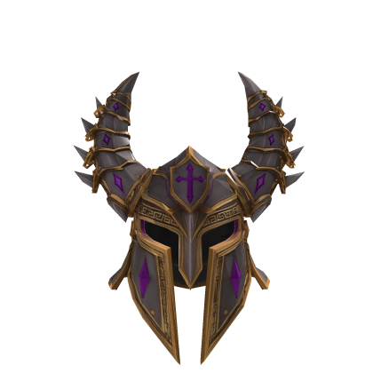 Purple Horned Knight Helmet