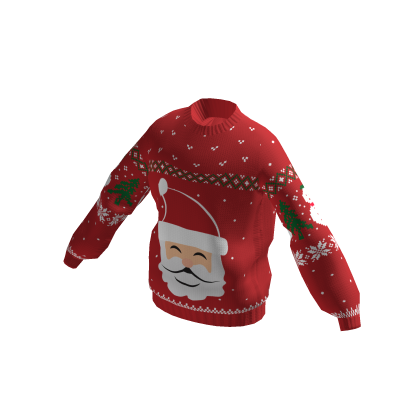Oversized Christmas Sweater - Santa