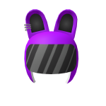 Purple Punk Bunny Helmet