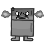 Cartoon Rage Fridge