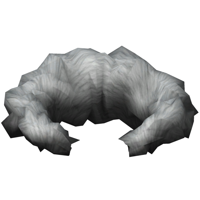 Gray Neck Fur Collar 1.0