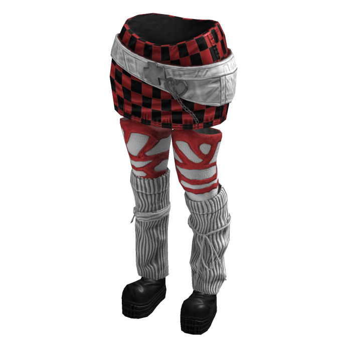 Chic Sporty Ura - Hara Skirt (Red White)