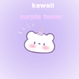 purple kawaii tower :3