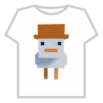 Duck with hat