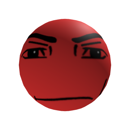 Harold the Angry Man Face Ball Roblox item