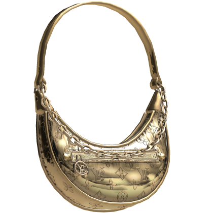 Luxury Designer Purse ( Metallic Gold )