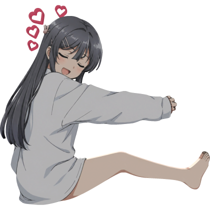 Mai Sakurajima Anime Girl Hug Roblox item