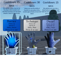 Slap Battles Fanmade Gloves! [UPDATE]