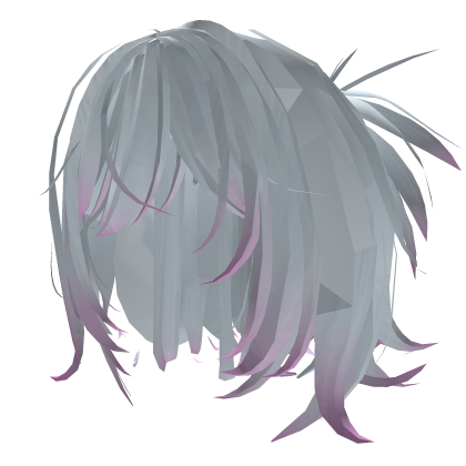 Messy Y2K Twintails (White / Pink)