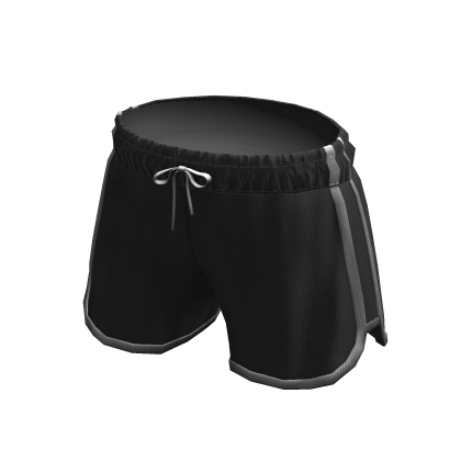 Athletic Loose Gym Drawstring Shorts Black Roblox
