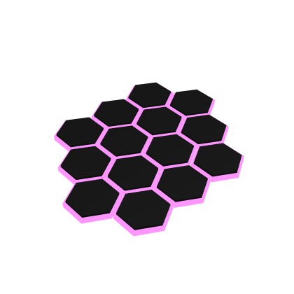 [UPD] Neon hex (floor) Light Decoration Sign