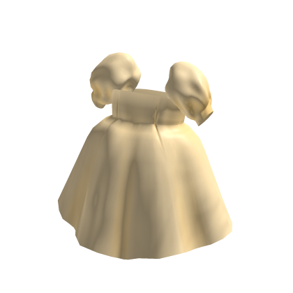 Puffy Doll Dress - Yellow
