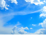 The wonderful blue sky