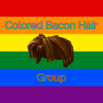 Colored Bacon Hair Group