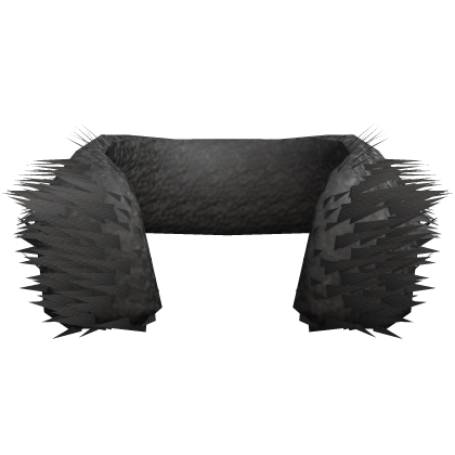 grey fluffy fur winter scarf thumbnail