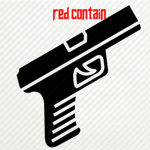 red contain