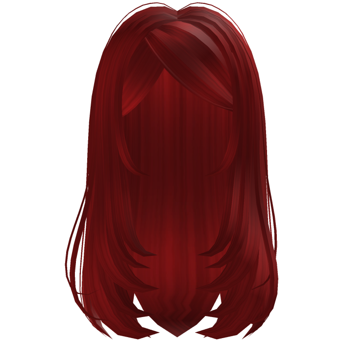 Girly Pretty Long Layered Silky Hair (Red)
