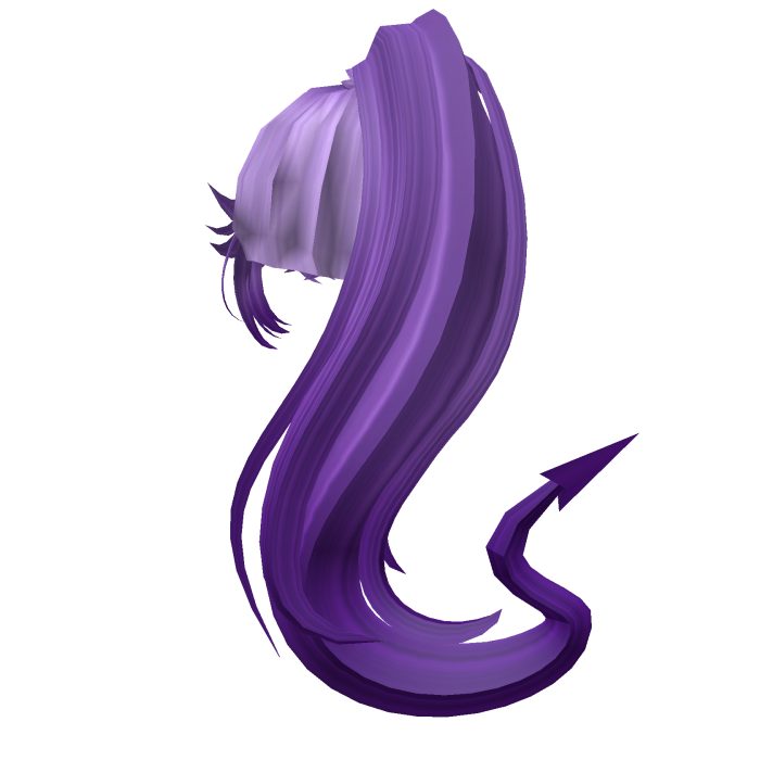 devil ponytail - purple