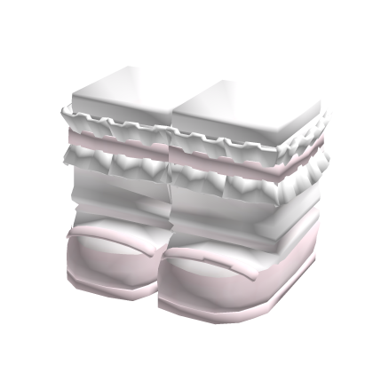 pink soft jirai kei ruffled leg warmer mary janes