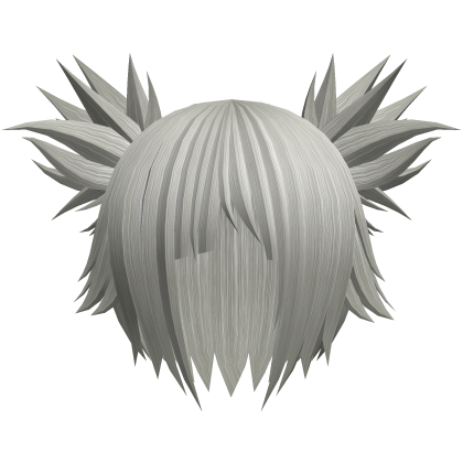 Pucca Pigtail White Hair